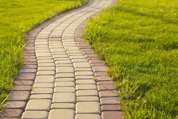 Sidewalk Brick Repair in Doylestown