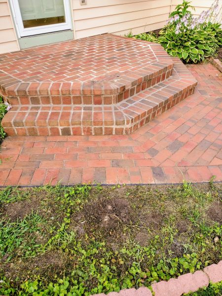 Brick Stoop Repair in Doylestown